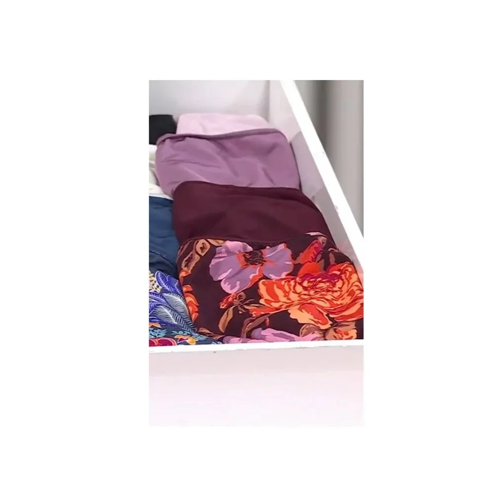 Jockey No Panty Line Promise Full Brief Panties Floral Plum 8 A653939 NEW - Picture 2 of 2